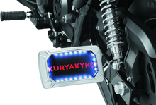 Kuryakyn Nova Curved Horizontal Mount Side License Plate Holder Chrome - 3192