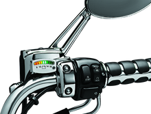 Kuryakyn LED Battery Gauge Universal Chrome - 4219