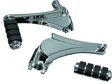 Kuryakyn Adjustable Passenger Pegs With ISO Small Pegs Chrome - 4353