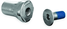 Kuryakyn Replacement Tapered Peg Mount With Screw Chrome - 4376