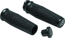 Kuryakyn Hex Grips Dual Cable Black - 5921