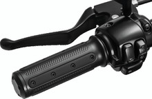 Kuryakyn Heavy Industry Grips Dual Cable Black - 6121
