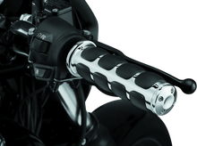 Kuryakyn Premium ISO Grips Without Throttle Boss Throttle-By-Wire Chrome - 6227