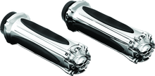 Kuryakyn Zombie Grips Throttle-By-Wire Chrome - 6298