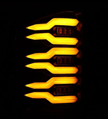 AlphaRex 07-13 Chevrolet Silverado 1500 (Ex. Hybrid Models) LUXX-Series LED Tail Lights Alpha-Black - 620090