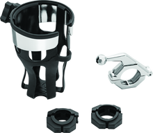 Kuryakyn Universal Reflex Drink Holder With Bar Mount Chrome - 6482