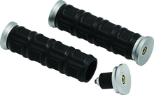Kuryakyn Dillinger Grips 7/8in Universal Nickel - 6678