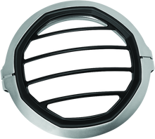 Kuryakyn Dillinger Headlight Trim 5-3/4 Sil - 6687