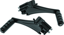 Kuryakyn Adjustable Passenger Pegs With Small ISO Pegs Black - 7059