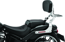 Kuryakyn Fixed Mounts Multi-Purpose Driver & Passenger Backrest 18-Up Softail Black - 7081