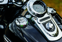Kuryakyn Zombie Fuel & Battery Gauge Chrome - 7357