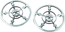 Kuryakyn Zombie Speaker Grill 14-Up Touring Chrome - 7373