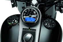 Kuryakyn Alley Cat Fuel & Battery Gauge Gloss Black - 7383