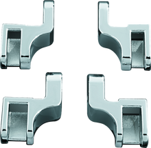 Kuryakyn Driver Floorboard Relocation Brackets For FLST Models Chrome - 7528