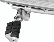 Kuryakyn Dually ISO Offset Highway Pegs With 1inch Clamp Chrome (Pair) - 7976