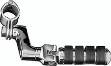 Kuryakyn Small ISO Offset Highway Pegs With 1-1/4inch Clamp Chrome (Pair) - 7998