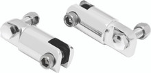 Kuryakyn 2-1/4in Stirrup Heel Rest Extenders Chrome - 8041