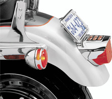 Kuryakyn Tail Lamp Visor With Slots Chrome - 8130