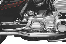 Kuryakyn Rear Cylinder Base Cover For 02-06 Touring Models Chrome - 8274
