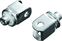Kuryakyn Splined Peg Adapter Honda Front Chrome - 8815