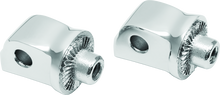 Kuryakyn Splined Passenger Peg Adapter Chrome - 8923