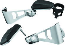 Kuryakyn Passenger Armrests  14-23 Touring Models Chrome - 8955