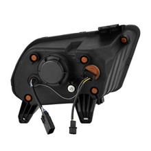 AlphaRex 13-14 Ford Mustang NOVA LED Proj Headlights Alpha-Blk w/Actv Light & Seq.Sig / SB DRL - 880488