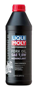 LIQUI MOLY 1L Motorbike Fork Oil SAE 7.5W Medium/Light - 20098