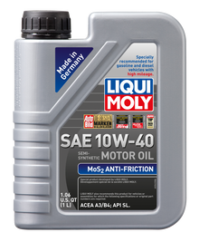 LIQUI MOLY 1L MoS2 Anti-Friction Motor Oil 10W40 - 2042
