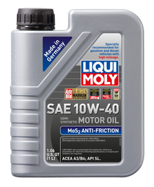 LIQUI MOLY 1L MoS2 Anti-Friction Motor Oil 10W40 - 2042