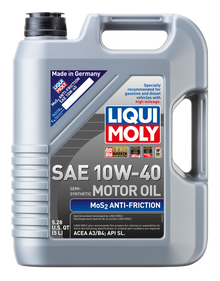 LIQUI MOLY 5L MoS2 Anti-Friction Motor Oil 10W40 - 2043