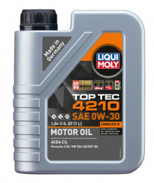 LIQUI MOLY 1L Top Tec 4210 Motor Oil SAE 0W30 - 22156