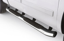 Lund 09-15 Dodge Ram 1500 Crew Cab (Built Before 7/1/15) 5in. Oval Bent Nerf Bars - Chrome - 22858783