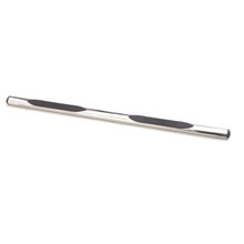 Lund 07-17 Chevy Silverado 1500 Crew Cab 4in. Oval Straight SS Nerf Bars - Polished - 23510545