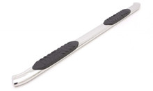 Lund 07-17 Chevy Silverado 1500 Crew Cab 5in. Curved Oval SS Nerf Bars - Polished - 23710562