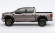 Lund 21-22 Ford F-150 (Excl. Lightning) RX-Rivet Style Textured Fender Flares - Black (2 Pc. Front) - RX150TA
