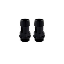 Mishimoto 2pcs. M20x1.5 3/4in Aluminum Catch Can Fitting - Black - MMFT-M20-34BK
