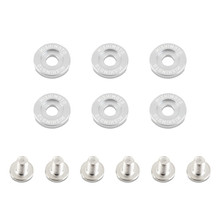 Mishimoto Small Fender Washer Kit (6pcs) - Silver - MMFW-SM-6SL