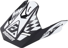 Answer AR1 Sweep Visor Black/White Youth - 442933