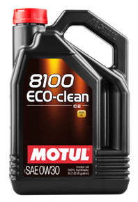 Motul 5L Synthetic Engine Oil 8100 0W30 4x5L ECO-CLEAN  ACEA C2 API SM ST.JLR 03.5007 - 102889