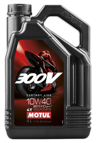 Motul 4L Synthetic-ester 300V Factory Line Road Racing 10W40 - 104121
