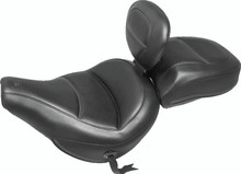 Mustang 08-21 Harley Electra Glide,Rd Glide,Rd King Tripper Fastback 1PC Seat w/Diam Stitch - Black - 75269