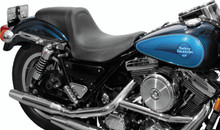 Mustang 82-00 Harley FXR Fastback 1PC Seat - Black - 75445