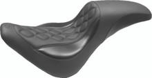 Mustang 18-21 Harley Low Rider & Sport Glide Standard Touring Passenger Seat Dagger - Black - 75722