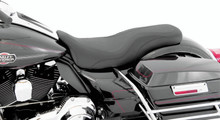 Mustang 08-21 Harley Electra Glide Std,Rd Glide,Rd King,Street Glide DayTripper 1PC Seat - Black - 76025