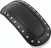 Mustang 08-21 Harley Electra Glide Std,Rd Glide,Rd King,Str Glide Solo Seat Blk Pearl Studs - Black - 76028