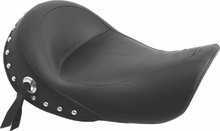 Mustang 06-17 Harley Dyna Standard Touring Solo Seat w/Studs - Black - 76106