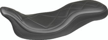 Mustang 06-21 Kawasaki Vulcan 900 Classic, Custom Standard Touring 1PC Seat w/Studs - Black - 76126