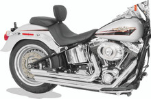 Mustang 97-07 Harley Rd King,06-07 Str Glide,00-05 Eagle Touring 1PC Seat Deluxe - Black - 76738