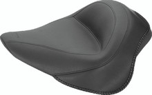 Mustang 11-13 Harley Blackline, 12-17 Slim,Slim S Wide Touring Solo Seat - Black - 76752